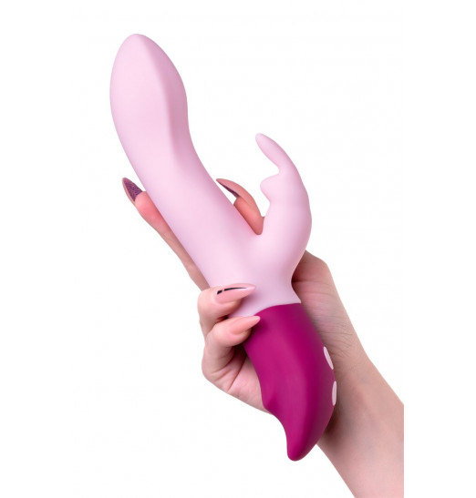 Розовый вибратор-кролик Hello Rabbit - 24,5 см. Розовый вибратор-кролик Hello Rabbit - 24,5 см.