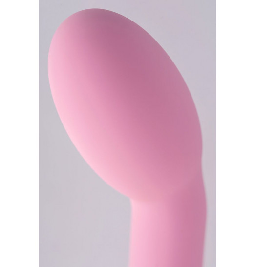 Нежно-розовый вибратор для точки G OMG - 17 см.