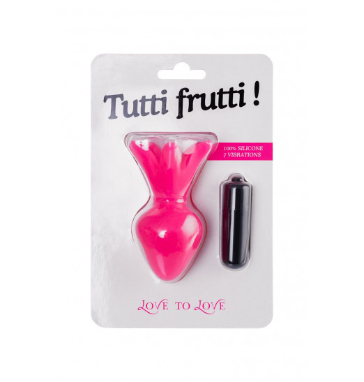 Анальная пробка-ягодка Tutti Frutti - 8,5 см.