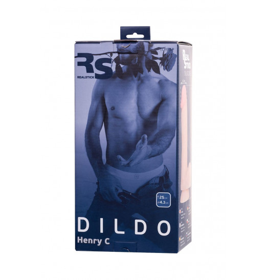 Телесный фаллоимитатор Henry - 25 см.