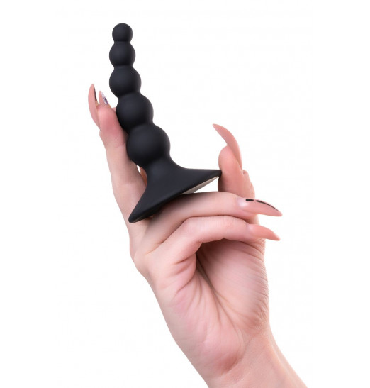 Черная анальная втулка Bootes - 10 см. Черная анальная втулка Bootes - 10 см.