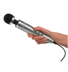 Серебристый вибратор Doxy Number 3 - 28 см.