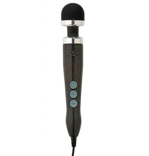 Черный вибратор Doxy Number 3 - 28 см.