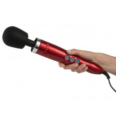 Красный вибратор Doxy Die Cast Wand Massager - 34 см.