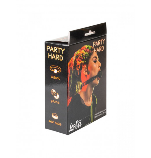 Черный силиконовый кляп-шар Dolce Vita