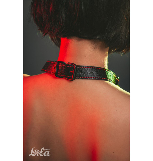 Черный кляп-трензель Infatuation