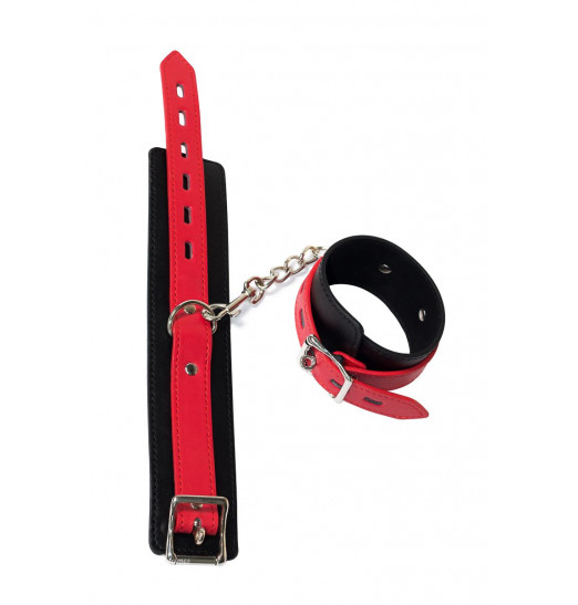 Черно-красные поножи Tricky