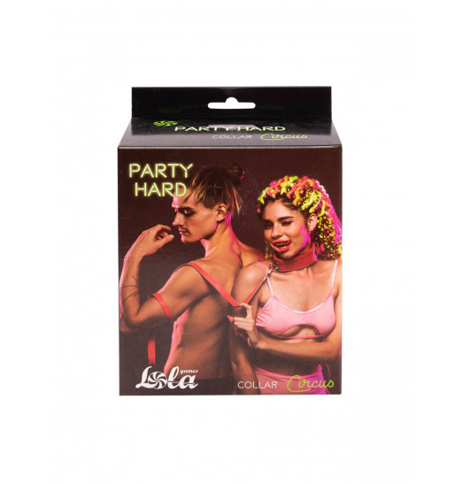 Красный ошейник Circus с поводком Красный ошейник Circus с поводком