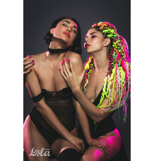 Черный ошейник Decadence с бабочкой Черный ошейник Decadence с бабочкой