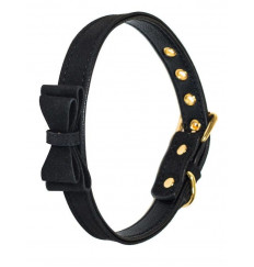 Черный ошейник Decadence с бабочкой