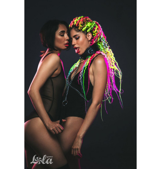 Черный ошейник Fetish с поводком Черный ошейник Fetish с поводком