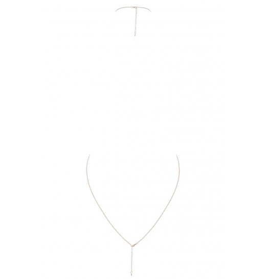 Золотистое украшение на тело с переплетением Золотистое украшение на тело с переплетением