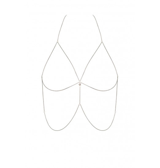 Золотистое украшение на грудь