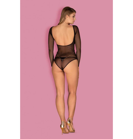 Золотистое украшение на тело с плетением