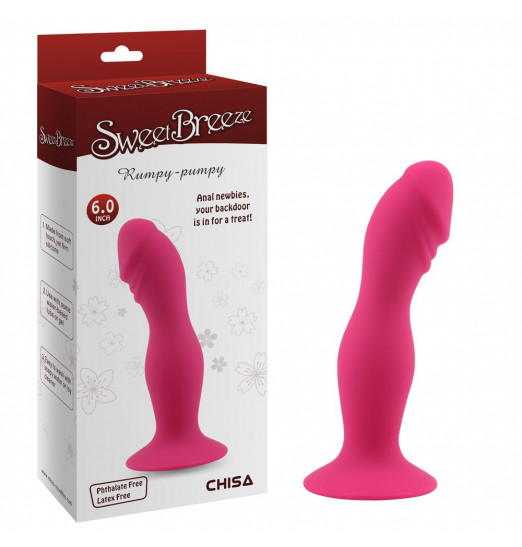Розовая анальная втулка Rumpy-pumpy - 15 см.