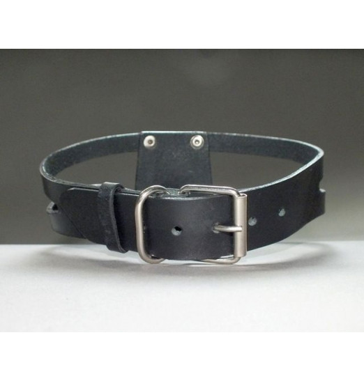 Черный ошейник с трискелем Черный ошейник с трискелем