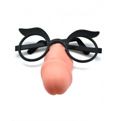 Пластиковые очки с шалуном вместо носа