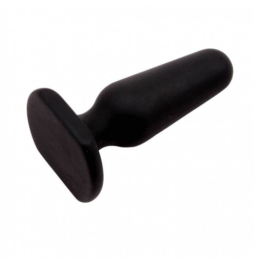 Черная анальная пробка S Silicone Plug - 7,3 см. Черная анальная пробка S Silicone Plug - 7,3 см.