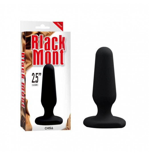 Черная анальная пробка S Silicone Plug - 7,3 см. Черная анальная пробка S Silicone Plug - 7,3 см.