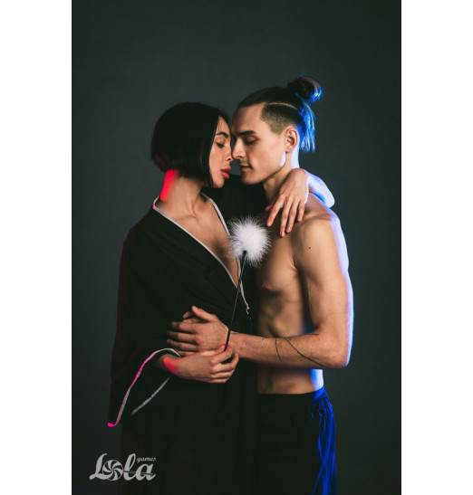 Белый пуховый тиклер Treasure - 41 см. Белый пуховый тиклер Treasure - 41 см.