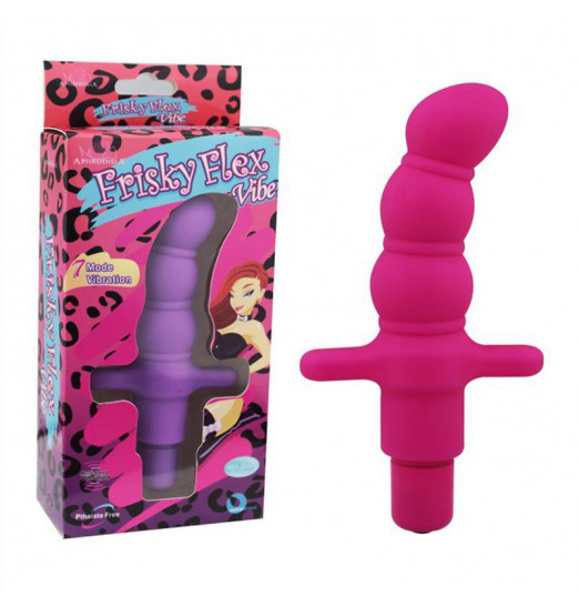 Розовый мини-вибратор Frisky Flex Vibe - 11,9 см. Розовый мини-вибратор Frisky Flex Vibe - 11,9 см.