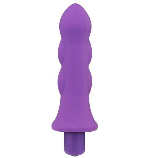 Фиолетовый мини-вибратор Mystique Rocket Vibe - 12,7 см.