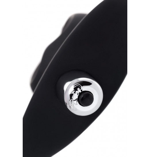 Черная вибровтулка с полой серединой в виде сердечка Cordis M - 14 см. Черная вибровтулка с полой серединой в виде сердечка Cordis M - 14 см.