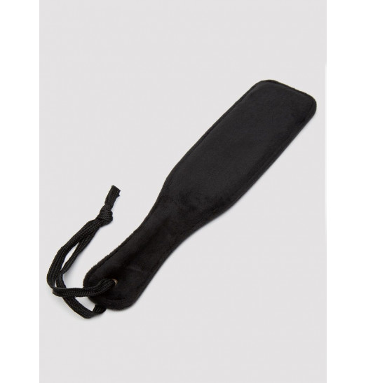 Черная шлепалка Bound to You Faux Leather Small Spanking Paddle - 25,4 см.