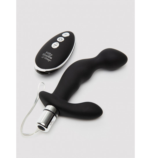 Черный вибромассажер простаты Relentless Vibrations Remote Prostate Vibrator - 15,2 см. Черный вибромассажер простаты Relentless Vibrations Remote Prostate Vibrator - 15,2 см.
