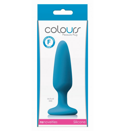 Голубая анальная мини-пробка Small Plug - 11,5 см. Голубая анальная мини-пробка Small Plug - 11,5 см.