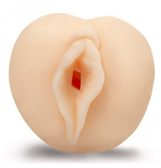 Нежный телесный реалистичный мастурбатор-вагина