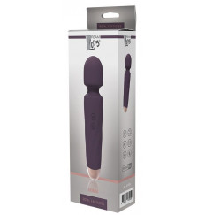 Фиолетовый вибромассажёр NOMIA - 19,5 см.