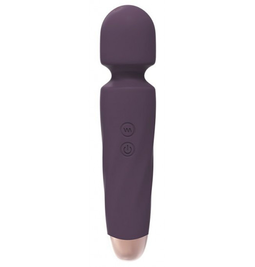 Фиолетовый вибромассажёр NOMIA - 19,5 см.