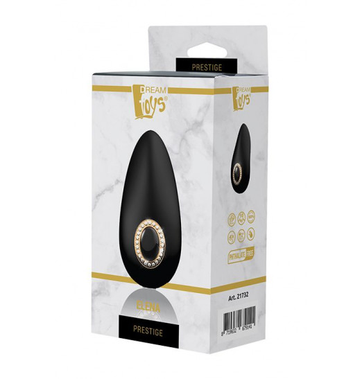 Черный клиторальный стимулятор ELENA Черный клиторальный стимулятор ELENA