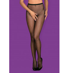 Эффектные стрип-панти в мелкую сеточку с плетением