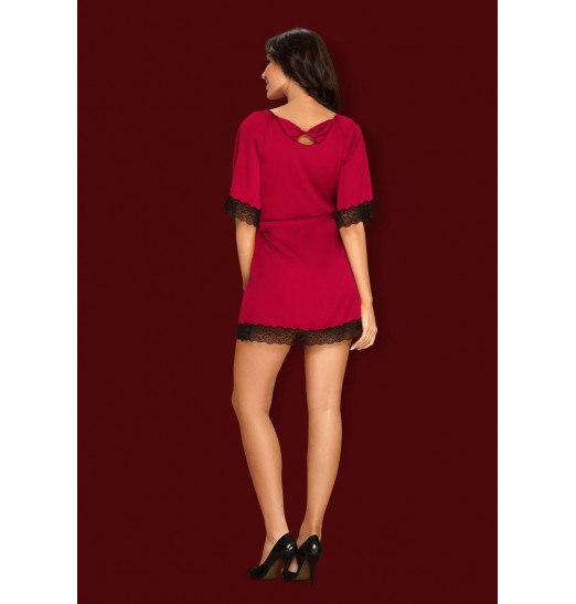 Соблазнительный коротенький пеньюар Sensuelia Соблазнительный коротенький пеньюар Sensuelia