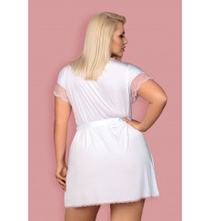 Изящный коротенький пеньюар Girlly с кружевом