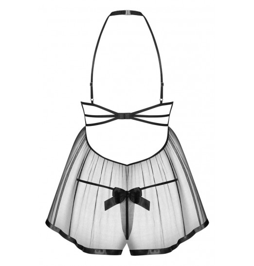 Соблазнительная полупрозрачная сорочка Delishya с бантиками