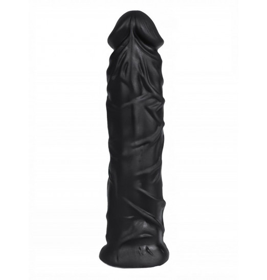 Черная насадка HARNESS для трусиков с плугом №9 - 20 см. Черная насадка HARNESS для трусиков с плугом №9 - 20 см.