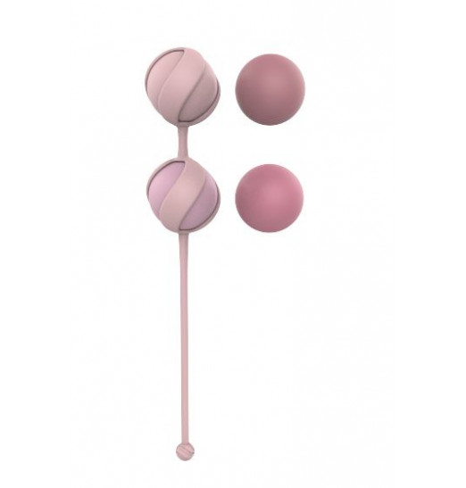 Набор из 4 розовых вагинальных шариков Valkyrie