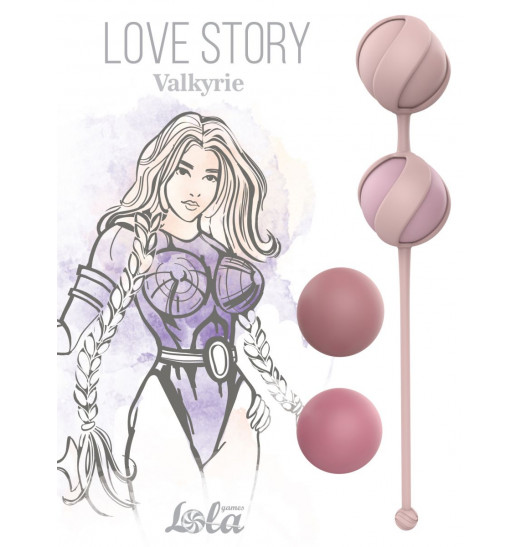 Набор из 4 розовых вагинальных шариков Valkyrie