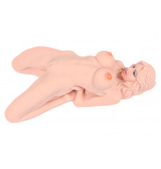 Телесный мастурбатор Veronia с двойным слоем материала