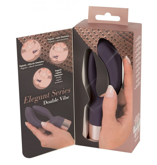 Фиолетовый вибратор-кролик Elegant Rabbit - 15,2 см. Фиолетовый вибратор-кролик Elegant Rabbit - 15,2 см.