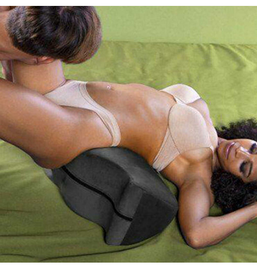 Коричневая подушка-усики Liberator Mustache Wedge