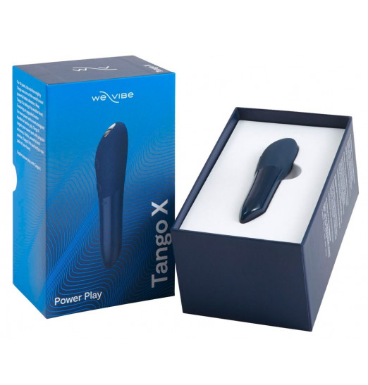 Синяя водонепроницаемая вибропуля We-Vibe Tango X