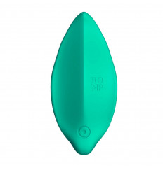 Зеленый клиторальный стимулятор Romp Wave