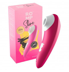 Розовый клиторальный стимулятор Romp Shine