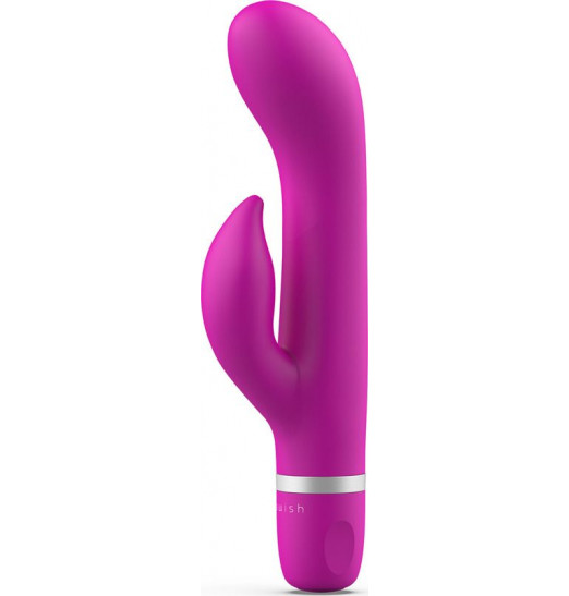 Ярко-розовый вибратор-кролик Bwild Classic Marine - 19,3 см. Ярко-розовый вибратор-кролик Bwild Classic Marine - 19,3 см.