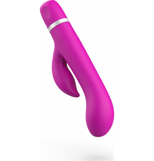 Ярко-розовый вибратор-кролик Bwild Classic Marine - 19,3 см. Ярко-розовый вибратор-кролик Bwild Classic Marine - 19,3 см.