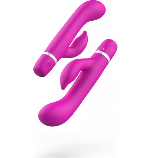 Ярко-розовый вибратор-кролик Bwild Classic Marine - 19,3 см. Ярко-розовый вибратор-кролик Bwild Classic Marine - 19,3 см.